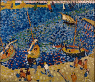 Boten In Collioure door Andre Derain