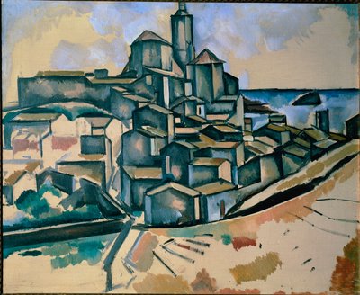 Cadaques Schilderij van Andre Derain (1880-1954) 1910 Praag, Nationale Galerie door Andre Derain