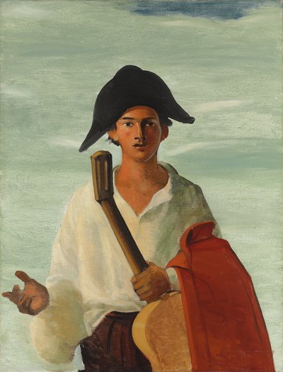 Harlekijn met gitaar, ca.1930 (olieverf op doek) door Andre Derain