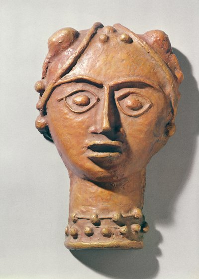 Kop van een vrouw (brons) door Andre Derain