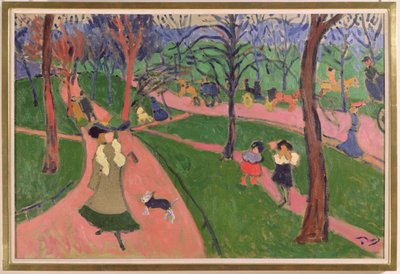Hyde Park, ca. 1906 (olieverf op doek) door Andre Derain