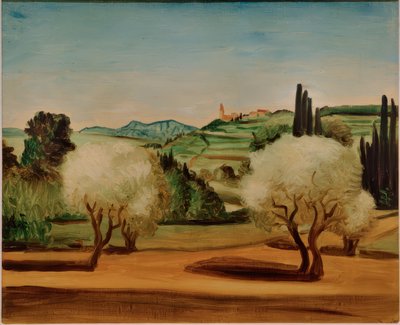Landschap met olijfbomen door Andre Derain
