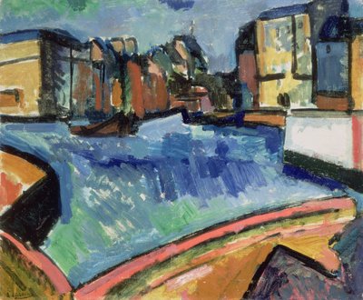Haven Du Havre door Andre Derain
