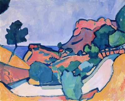 Bergweg door Andre Derain