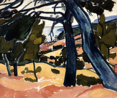 Pinède in Cassis door Andre Derain