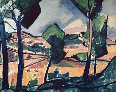 Provençaals landschap door Andre Derain
