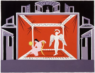 Religie. Griekse mythologie. Leda en de zwaan door Andre Derain