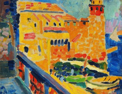 De vuurtoren van Collioure door Andre Derain