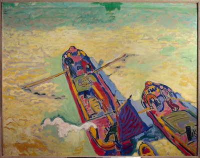 De twee schuiten door Andre Derain