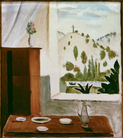 Uitzicht vanuit het raam door Andre Derain