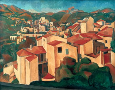 Vue de Cagnes (Uitzicht op Cagnes) door Andre Derain