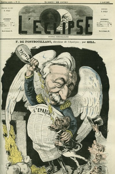 F. de Fontbouillant, directeur van Epargne. Omslag in 