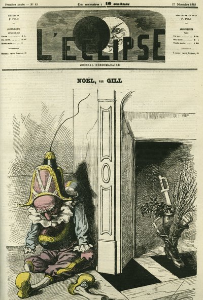 Kerstmis door Gill. Omslag in 
