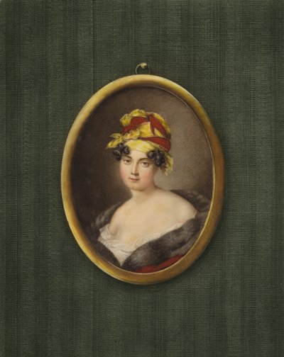 Portret van de Gravin van Lavieuville door Andre Leon Larue