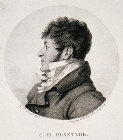 Portret van Charles-Henri Plantade (1764-1839) 1806 (gravure) door Andre Paul (after) Vincent