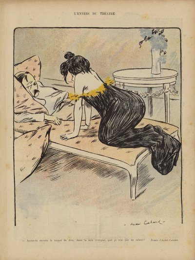Illustratie voor Le Rire door Andre Philippe Adolphe Cahard