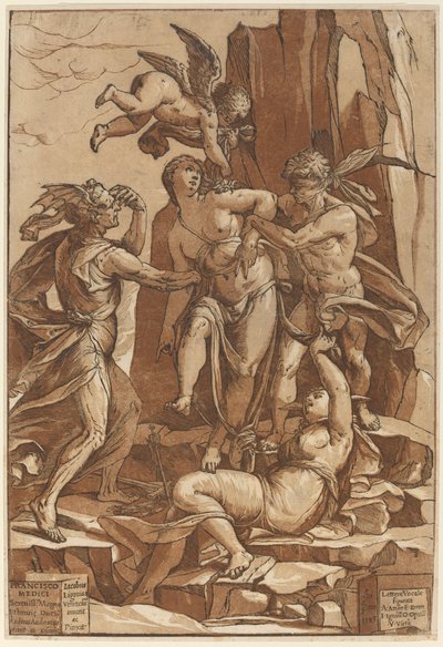Allegorie van de Deugd, 1585 door Andrea Andreani