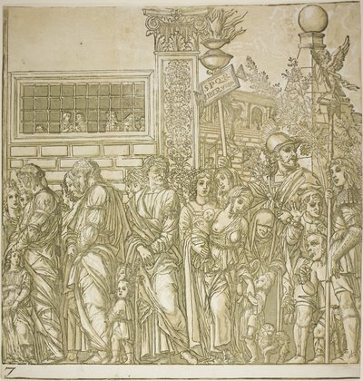 Triomf van Caesar door Andrea Andreani