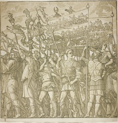 Triomf van Caesar door Andrea Andreani
