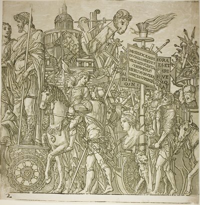 Triomf van Caesar door Andrea Andreani