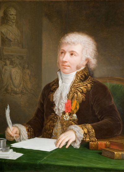 Portret van graaf Nicholas Frochot niet Etienne Pierre, graaf Mejan door Andrea Appiani
