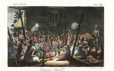 Hindoe brahmaanse huwelijksceremonie in het huis van de bruid door Andrea Bernieri