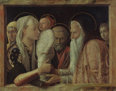 De opdracht van Christus in de tempel door Andrea Mantegna