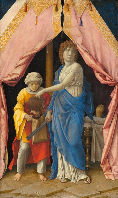 Judith met het hoofd van Holofernes, ca. 1495-1500 door Andrea Mantegna