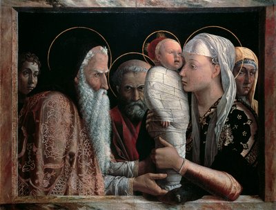 Presentatie in de tempel door Andrea Mantegna
