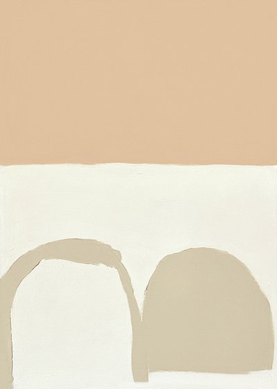 Zacht neutraal landschap door Andrea Reichhart