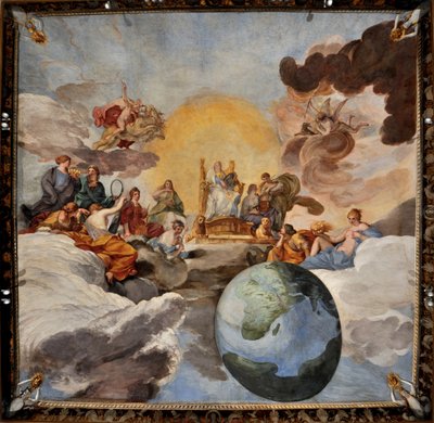 De Triomf van de Goddelijke Wijsheid, 1629-1631 door Andrea Sacchi
