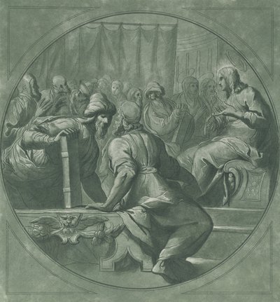 Christus die de doktoren in verwarring brengt, 1750-70 door Andrea Scacciati