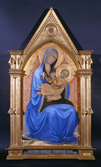 Maagd en Kind, c.1400 door Andrea Vanni