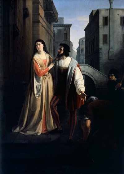 Bianca Cappello verlaat ouderlijk huis door Andrea the Younger Appiani