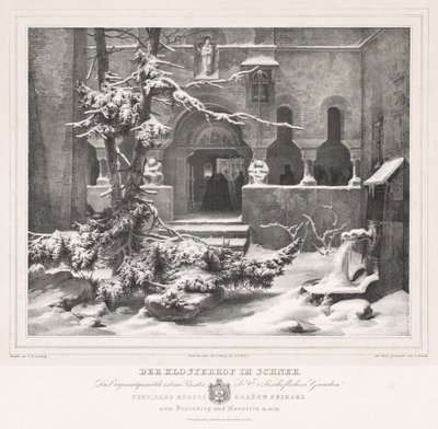 Kerkhof met Sneeuw door Andreas Borum