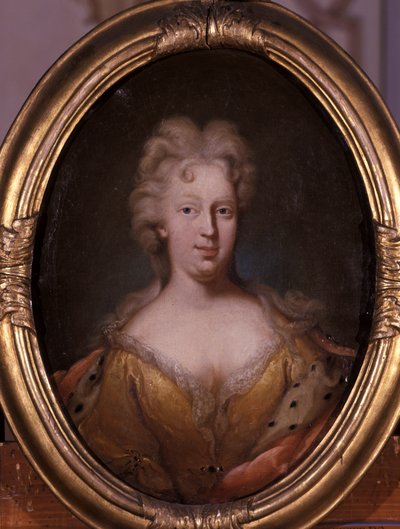 Portret van Friederike Elisabeth von Sachsen-Marksuhl door Andreas Eusebius Berhold