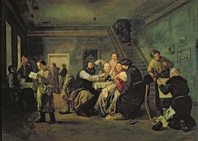 Een Eethuis, 1859 door Andrei Andreevich Popov