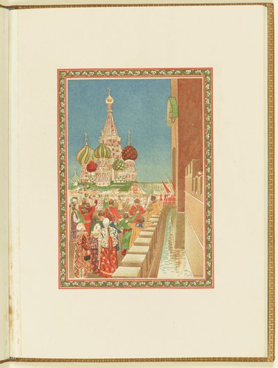 Programma voor de opera Een leven voor de tsaar door M. Glinka, 1896 door Andrei Petrovich Ryabushkin