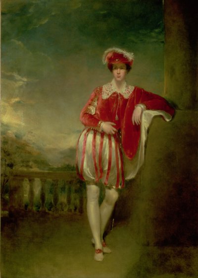 De Acteur William Henry West Betty door Andrew Geddes