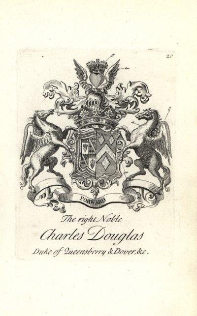Wapen en wapenrusting van de zeer edele Charles Douglas, 3e hertog van Queensberry en Dover door Andrew Johnston