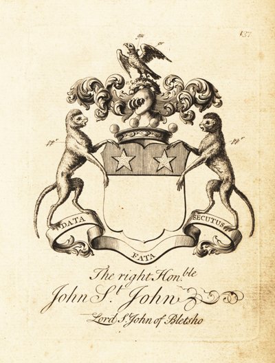 Wapen van de Zeer Eerwaarde John St. door Andrew Johnston