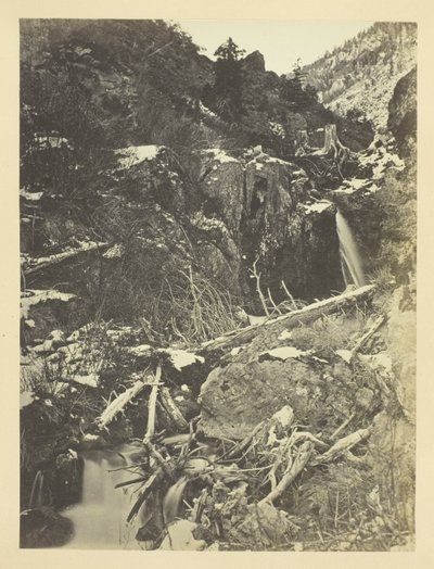 City Creek Canon, Wasatch Mountains, Salt Lake Valley door Andrew Joseph Russell