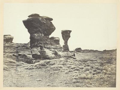 Dial Rock, Red Buttes, Laramie Plains door Andrew Joseph Russell