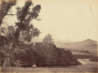 Plaat 20. Bron van de Laramie-rivier,1869 (foto) door Andrew Joseph Russell