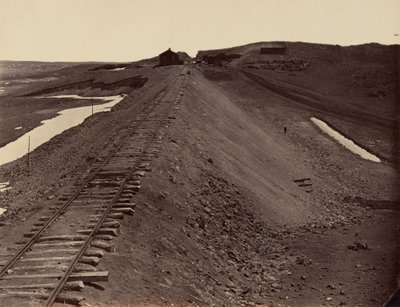 Plaat 2. Granieten kanunnik, van de watertank,1869 (foto) door Andrew Joseph Russell