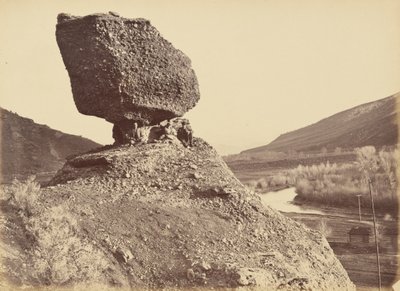 Plaat 33. Sphynx van de vallei,1869 (foto) door Andrew Joseph Russell