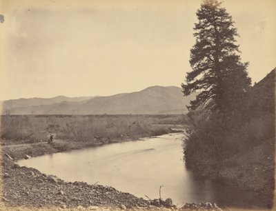 Plaat 43. Weber Valley, vanaf Willhelmina Pass,1869 (foto) door Andrew Joseph Russell