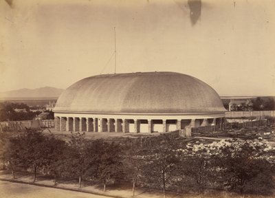 Plaat 50. Grote mormoonse tabernakel,1869 (foto) door Andrew Joseph Russell