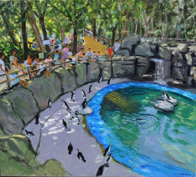 Pinguïn Pool, Madrid Zoo door Andrew Macara