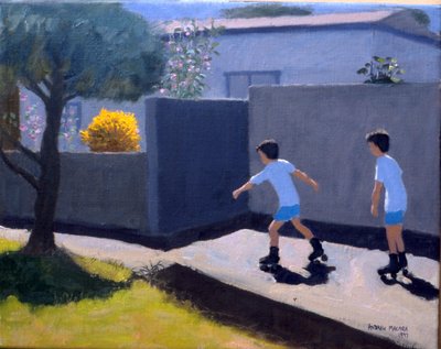 Rolschaatsers door Andrew Macara